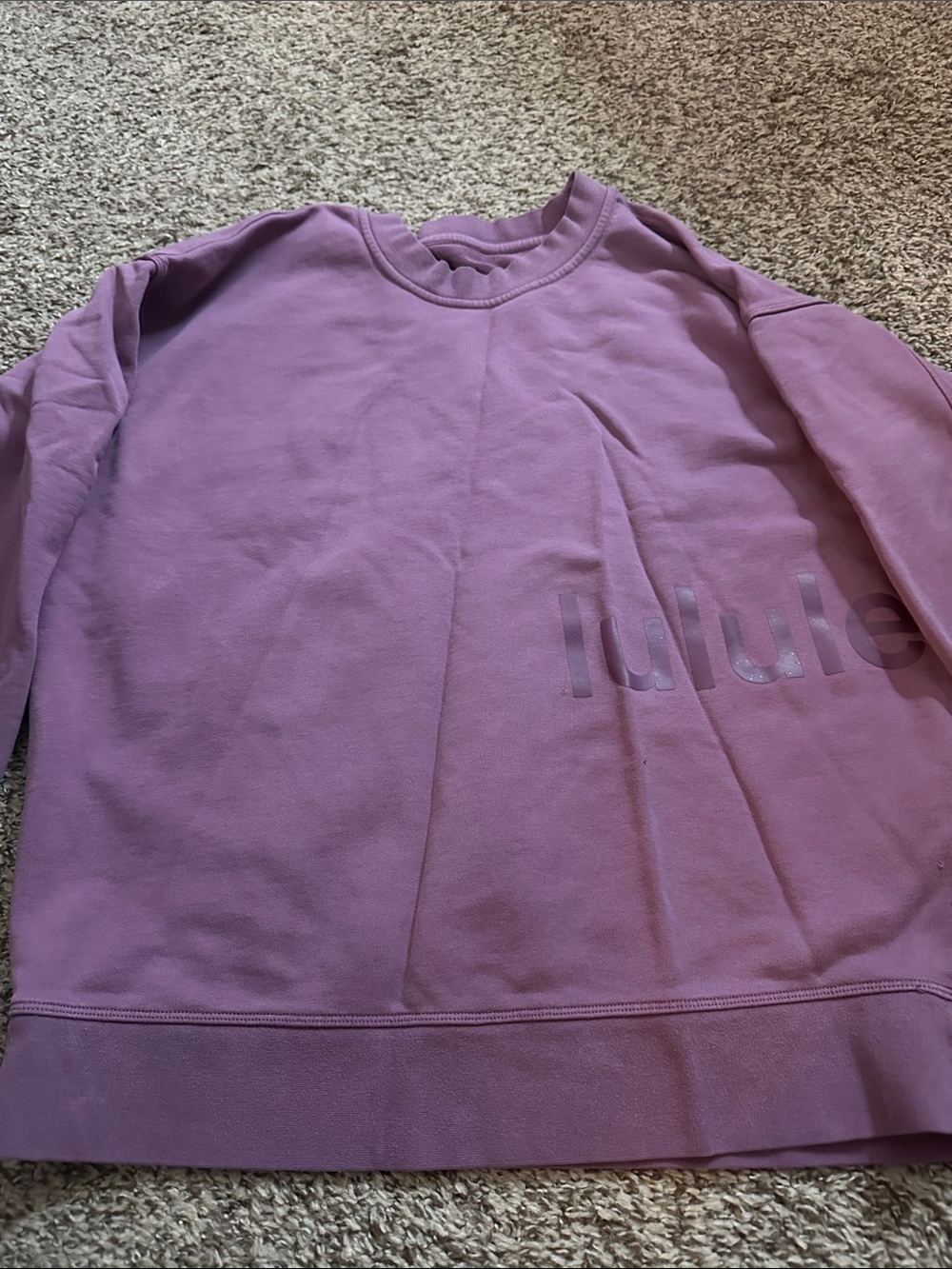 lululemon athletica Dusty Lavender Crewneck Sweater